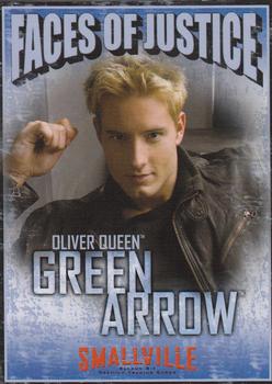 2008 Inkworks Smallville Season 6 #10 Oliver Queen / Green Arrow Front