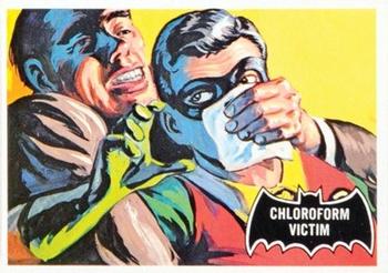 1966 Topps Batman (Black Bat Logo) #6 Chloroform Victim Front