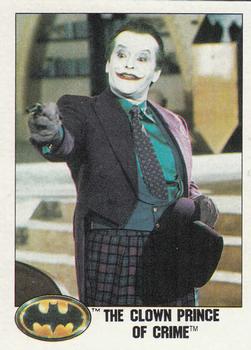 1989 Topps Batman #4 The Clown Prince of Crime Front