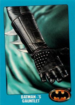 1989 Topps Batman - Bonus Cards #U Batman's Gauntlet Front