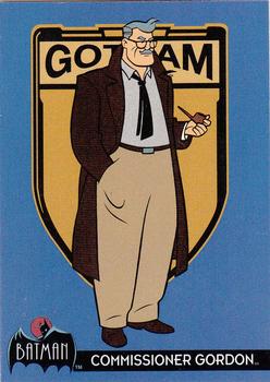 1993 Topps Batman: The Animated Series #7 Commissioner Gordon Front