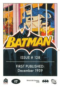 2008 Rittenhouse Batman Archives #17 Batman #128 Back