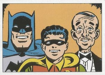 2008 Rittenhouse Batman Archives - Retro 1940 Gum Cards #BG9 Batman, Robin & Alfred Pennyworth Front