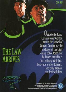 1995 Ultra Batman Forever #38 The Law Arrives Back