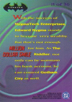 1995 Ultra Batman Forever - Holograms #15 Million Dollar Smile Back