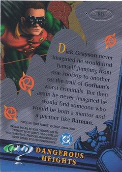 1995 Metal Batman Forever #80 Dangerous Heights Back