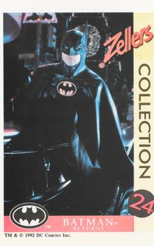 1992 Zellers Batman Returns #1 Batman arrives in Gotham Plaza to stop the rampaging Front