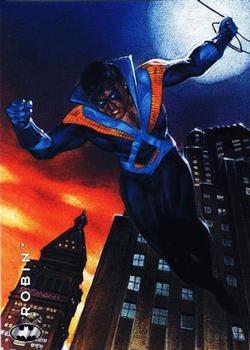 1994 SkyBox Batman: Saga of the Dark Knight #21 Robin, Nightwing Front