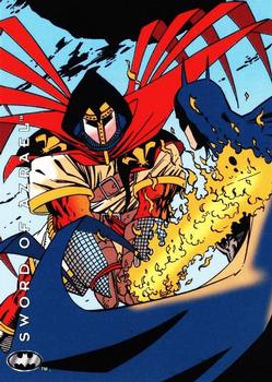 1994 SkyBox Batman: Saga of the Dark Knight #66 Sword of Azrael, Knight of St. Dumas Front
