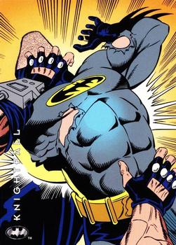 1994 SkyBox Batman: Saga of the Dark Knight #84 Knightfall, The Broken Bat Front
