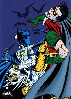 1994 SkyBox Batman: Saga of the Dark Knight #92 Knightquest, Back Off! Front
