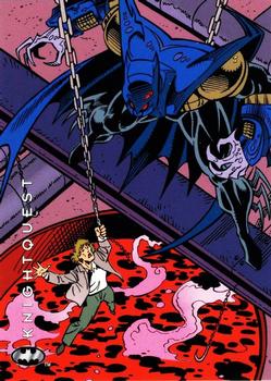 1994 SkyBox Batman: Saga of the Dark Knight #97 Knightquest, Off the Deep End Front