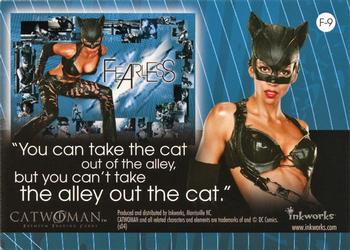 2004 Inkworks Catwoman - Fearless Puzzle #F-9 