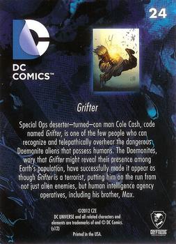 2012 Cryptozoic DC Comics: The New 52 #24 Grifter Back