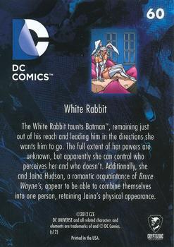 2012 Cryptozoic DC Comics: The New 52 #60 White Rabbit Back