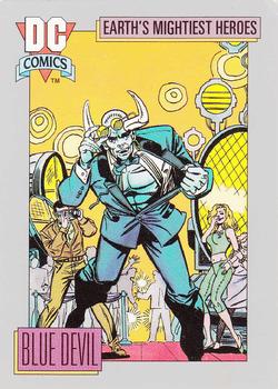1992 Impel DC Comics Cosmic #37 Blue Devil Front