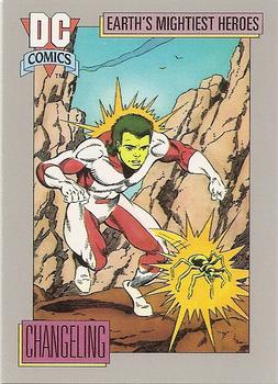 1992 Impel DC Comics Cosmic #40 Changeling Front