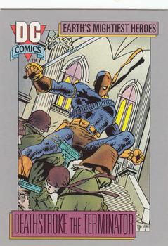 1992 Impel DC Comics Cosmic #44b Deathstroke the Terminator Front