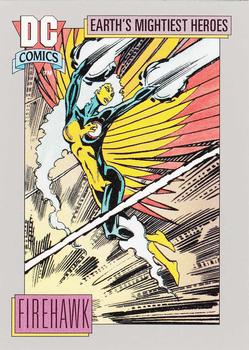1992 Impel DC Comics Cosmic #49 Firehawk Front
