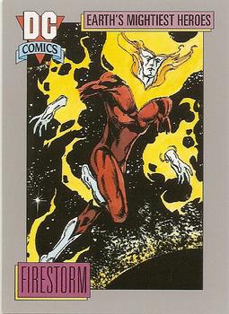 1992 Impel DC Comics Cosmic #50 Firestorm Front
