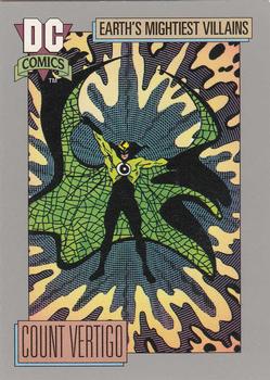 1992 Impel DC Comics Cosmic #89 Count Vertigo Front