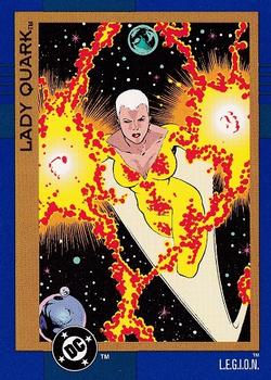 1993 SkyBox DC Cosmic Teams #77 Lady Quark Front