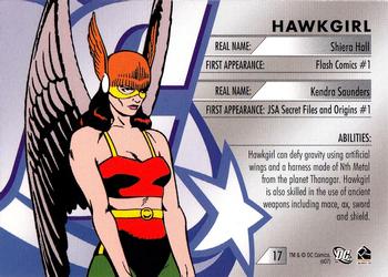 2007 Rittenhouse DC Legacy #17 Hawkgirl Back