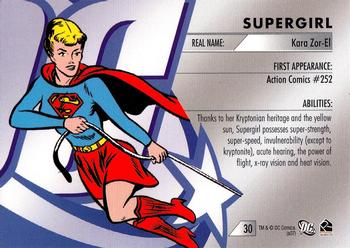 2007 Rittenhouse DC Legacy #30 Supergirl Back