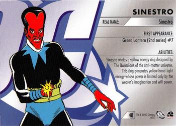 2007 Rittenhouse DC Legacy #48 Sinestro Back