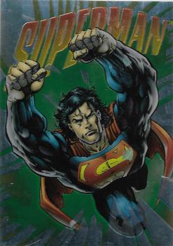 1995 SkyBox DC Power Chrome Legends '95 - Hard Hitters #H-1 Superman Front