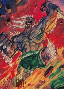 1994 SkyBox DC Master Series #9 Doomsday Front