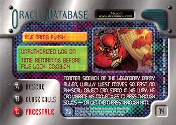 1996 SkyBox DC Outburst: Firepower #74 Flash Back