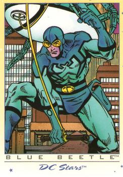 1994 SkyBox DC Stars #15 Blue Beetle Front