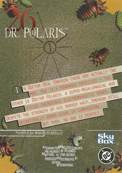 1995 SkyBox DC Villains: Dark Judgment #26 Dr. Polaris Back