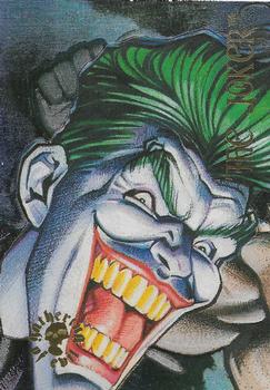 1995 SkyBox DC Villains: Dark Judgment - Gathering of Evil #GE3 Joker Front