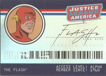 2009 Rittenhouse Justice League of America Archives - Founding Members #FM4 The Flash Front