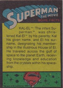 1978 Topps Superman: The Movie #84 A Razzled Lois Lane! Back