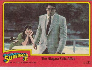 1980 Topps Superman II #21 The Niagara Falls Affair Front