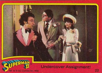 1980 Topps Superman II #22 Undercover Assignment! Front