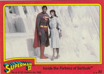 1980 Topps Superman II #30 Inside the Fortress of Solitude Front