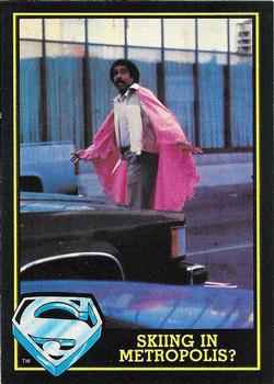 1983 Topps Superman III #46 Skiing in Metropolis? Front