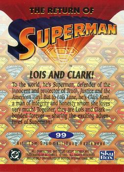 1993 SkyBox The Return of Superman #99 Lois and Clark! Back