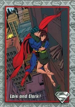 1993 SkyBox The Return of Superman #99 Lois and Clark! Front