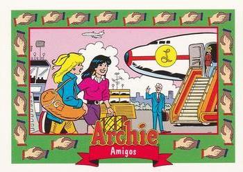 1992 SkyBox Archie #75 Up, Up and Away! Front