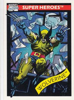 1990 Impel Marvel Universe #23 Wolverine Front