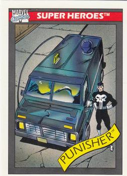 1990 Impel Marvel Universe #44 Punisher Front
