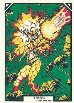 1989 Comic Images Marvel Comics Arthur Adams #9 Magma Front