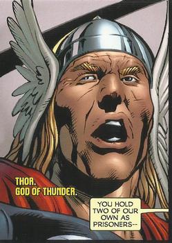 2011 Upper Deck The Avengers: Kree-Skrull War #1-01 THOR. GOD OF THUNDER. Front