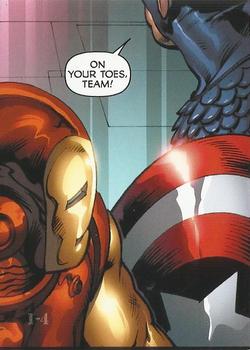 2011 Upper Deck The Avengers: Kree-Skrull War #1-04 On your toes, team! Back
