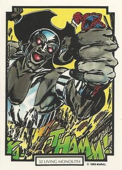 1989 Comic Images Marvel Comics The Best of John Byrne #32 Living Monolith Front